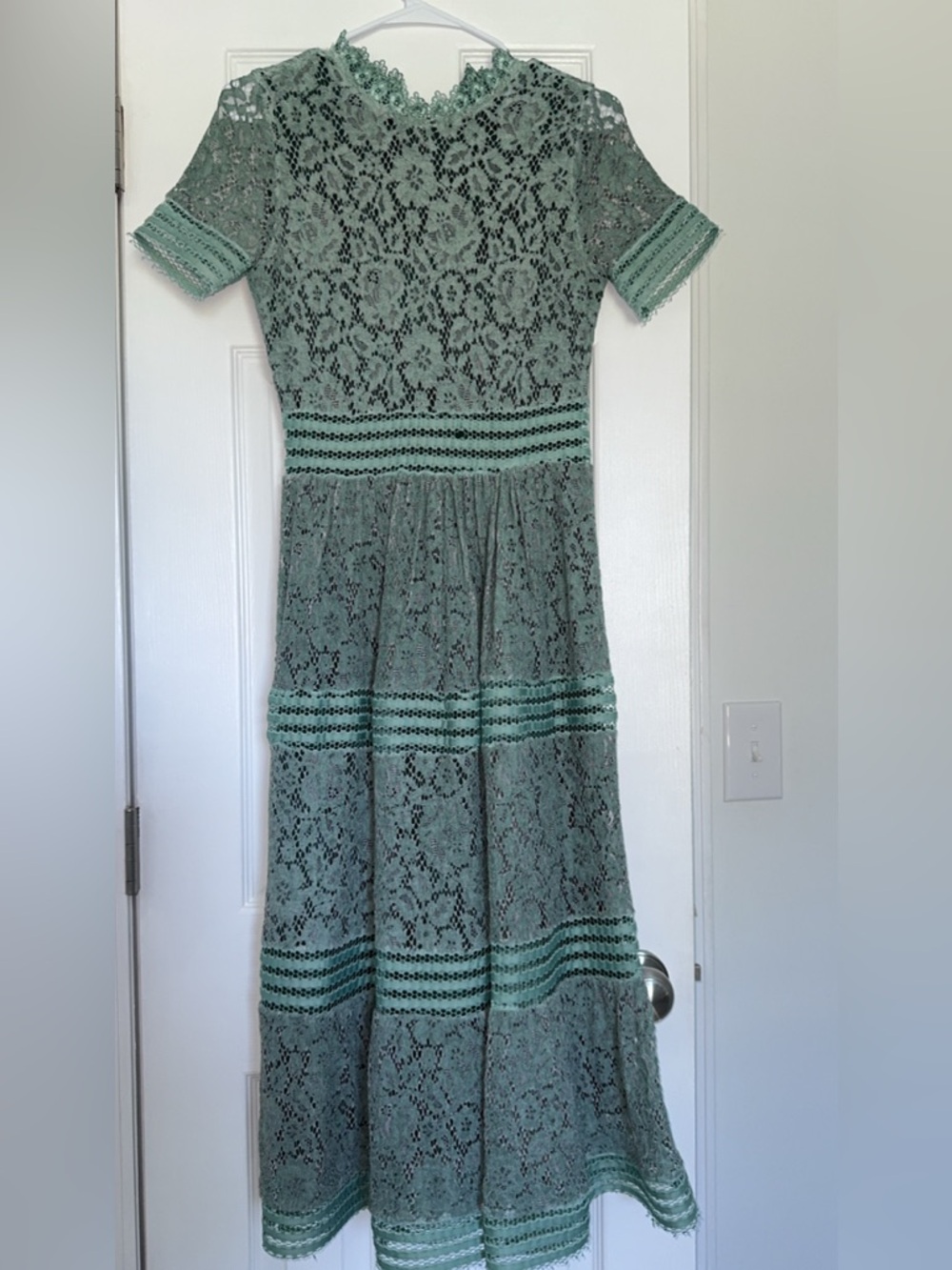 JessaKae Mint Green Lace Dress